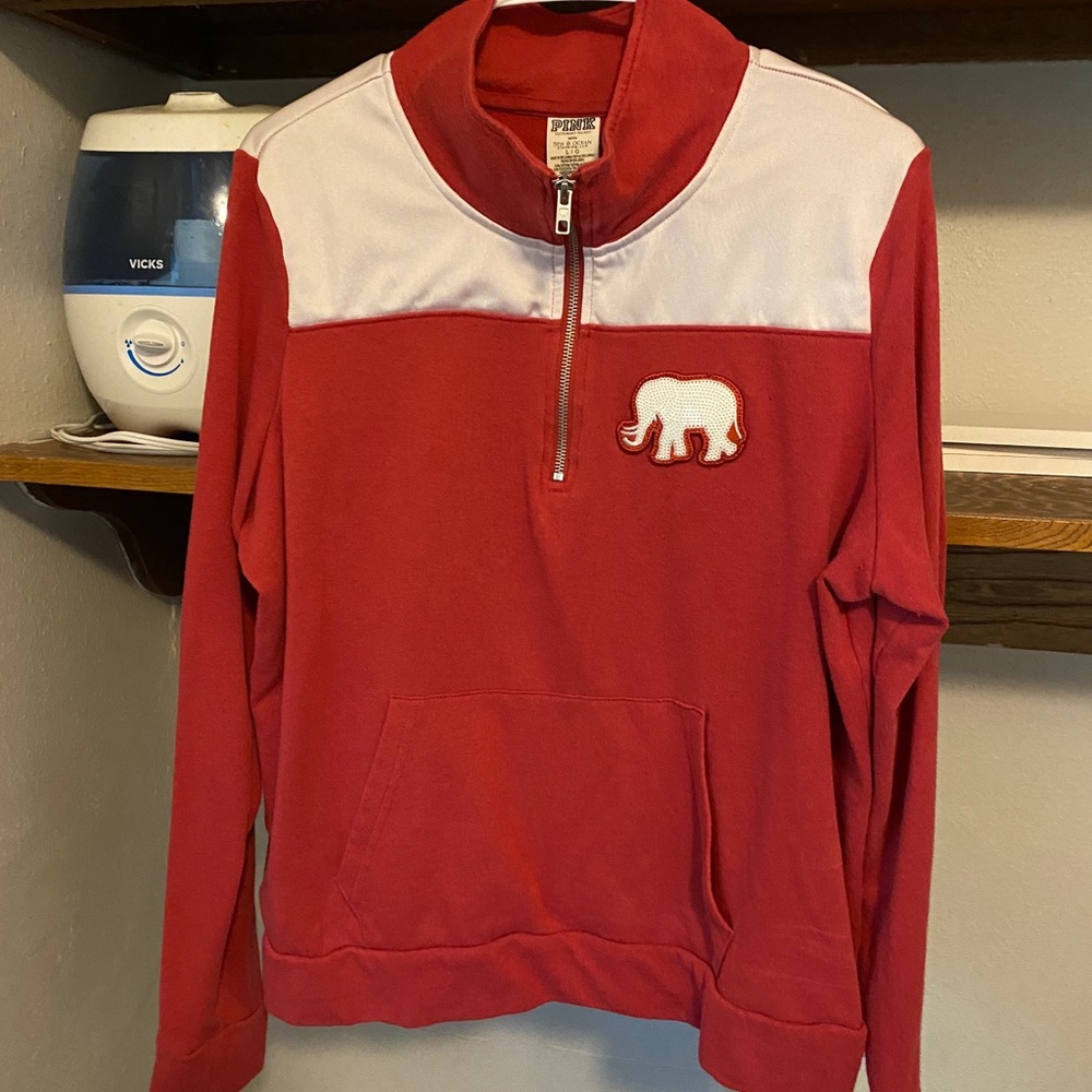 Like new pink Alabama zip long sleeve